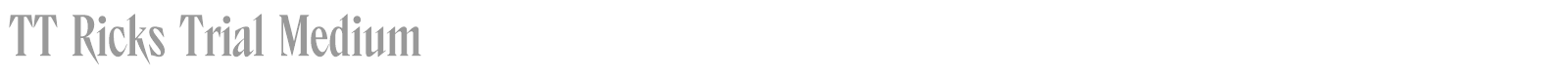 TT Ricks font preview